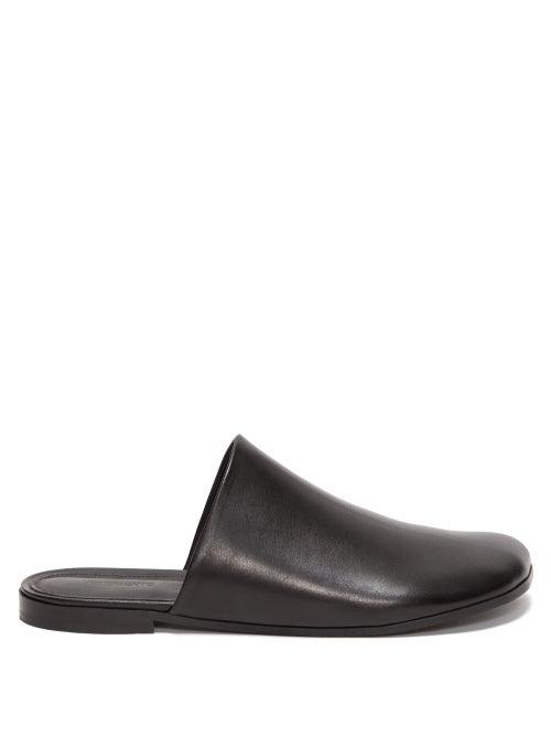 Matchesfashion.com Vetements - Backless Leather Loafers - Mens - Black