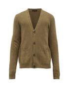 Matchesfashion.com The Gigi - Justin Alpaca And Merino Wool Blend Cardigan - Mens - Green