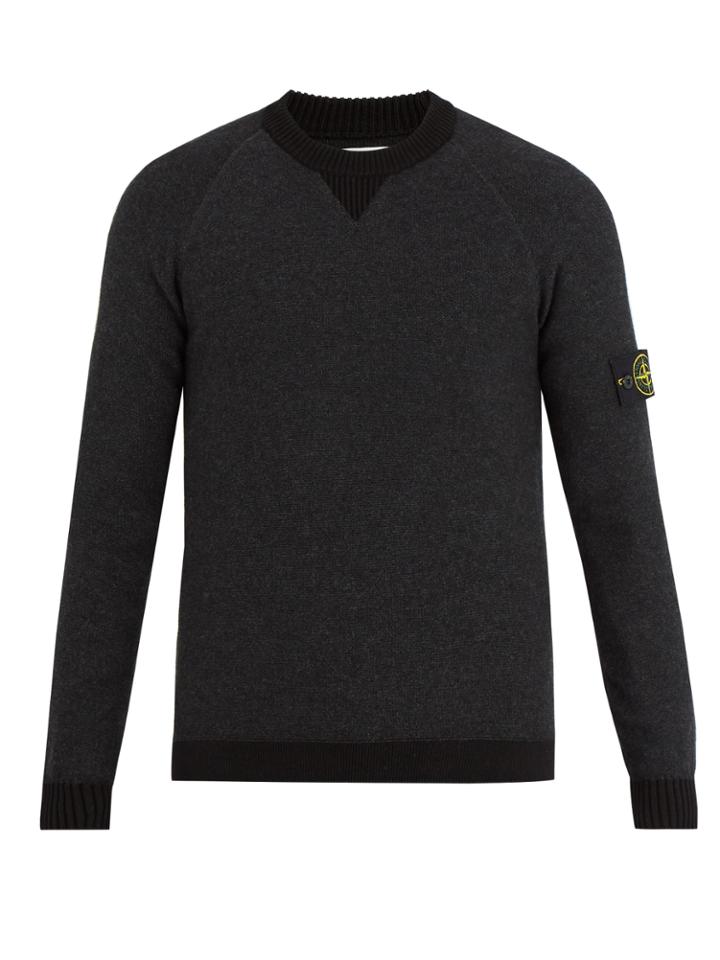 Stone Island Contrast-edge Sweater