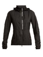Matchesfashion.com Paco Rabanne - Nylon Hooded Logo Jacket - Womens - Black