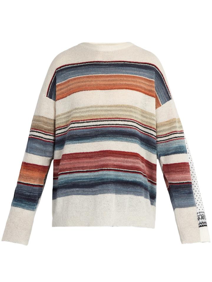 Y/project Double-layered Norwegian Wool-blend Sweater