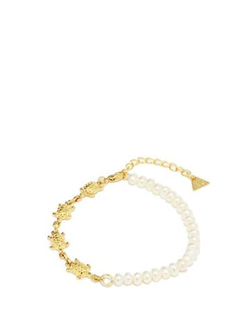 Ladies Jewellery Wilhelmina Garcia - Lady Elliot Pearl & 18kt Gold-vermeil Bracelet - Womens - Pearl