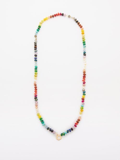 Harwell Godfrey - Foundation Bead, Pearl & 18kt Gold Necklace - Womens - Multi