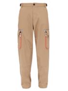 Matchesfashion.com Heron Preston - Logo Embroidered Cargo Trousers - Mens - Beige