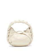 Hereu - Espiga Braided-handle Leather Shoulder Bag - Womens - Cream