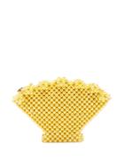 Matchesfashion.com Shrimps - Shell Faux Pearl Purse - Womens - Yellow