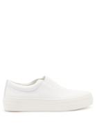 Primury - Basal Leather Slip-on Trainers - Womens - White