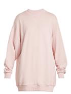 Matchesfashion.com Marques'almeida - Oversized Cotton Blend Sweatshirt - Womens - Light Pink