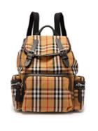 Burberry Vintage Check Canvas Backpack