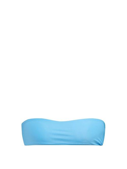 Matchesfashion.com Jade Swim - All Around Bandeau Bikini Top - Womens - Blue