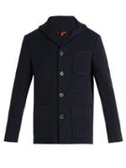 Matchesfashion.com Barena Venezia - Checked Wool Blend Blazer - Mens - Navy Multi