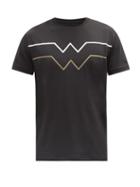 Matchesfashion.com Bogner - Avino Wave-stripe Technical Jersey T-shirt - Mens - Black