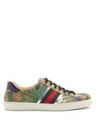 Gucci New Ace Canvas Low Top Trainers