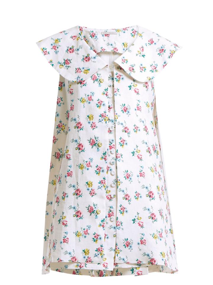 Emilia Wickstead Jonas Floral-print Sleeveless Jacket