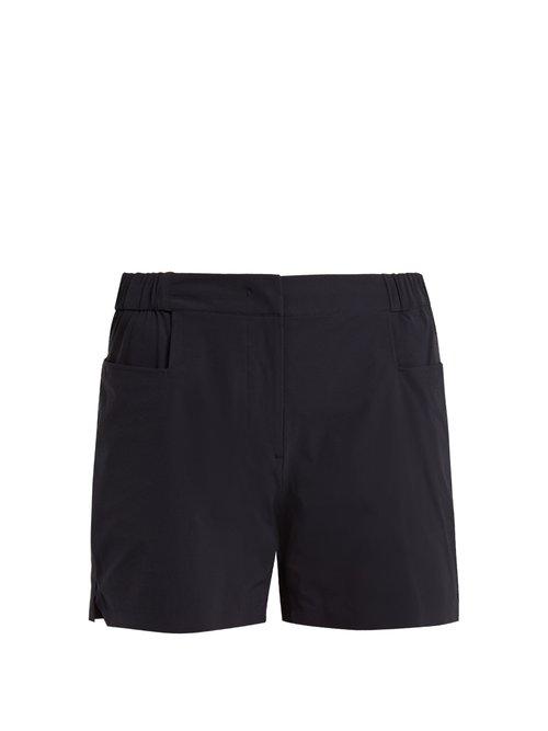 Matchesfashion.com Aeance - Performance Shorts - Womens - Navy