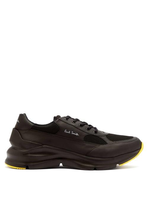Matchesfashion.com Paul Smith - Ranger Leather And Mesh Trainers - Mens - Black