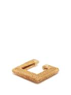 Matchesfashion.com Cult Gaia - Rosa Square Woven Straw Bangle - Womens - Brown