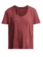 Matchesfashion.com Atm - Cotton Jersey T Shirt - Womens - Dark Red