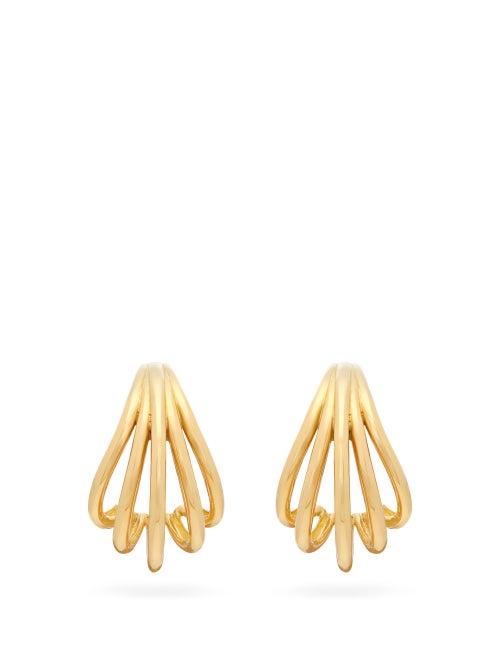 Matchesfashion.com Ana Khouri - Delphine 18kt Gold Earrings - Womens - Yellow Gold
