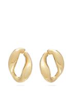 Matchesfashion.com Misho - Chunky Chain Gold Plated Hoop Earrings - Womens - Gold