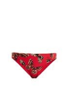 Matchesfashion.com Dolce & Gabbana - Butterfly Print Bikini Briefs - Womens - Red Multi