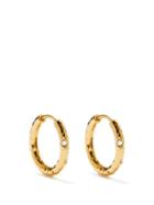 Octavia Elizabeth - Gemmed Gabby Diamond & 18kt Gold Earrings - Womens - Yellow Gold