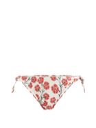 Matchesfashion.com Agua By Agua Bendita - Cidron Floral-print Side-tie Bikini Briefs - Womens - White Print