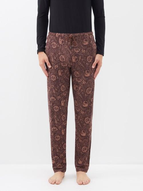 Zimmerli - Pureness Stretch-jersey Pyjama Trousers - Mens - Multi
