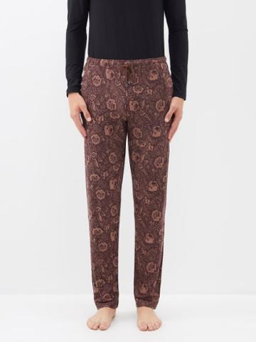 Zimmerli - Pureness Stretch-jersey Pyjama Trousers - Mens - Multi