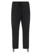 Matchesfashion.com Ann Demeulemeester - Tie-cuff Cotton Track Pants - Womens - Black