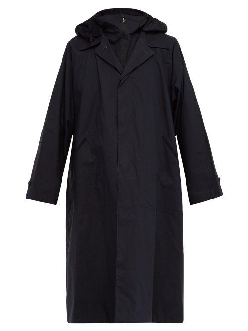 Matchesfashion.com Jil Sander - Double Layer Hooded Parka - Mens - Navy