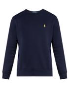 Polo Ralph Lauren Logo-embroidered Crew-neck Cotton-blend Sweatshirt
