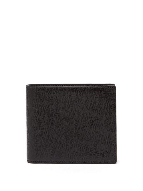 Matchesfashion.com Want Les Essentiels - Benin Pebble Grain Leather Bi Fold Wallet - Mens - Black