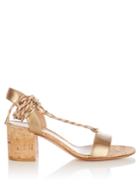 Gianvito Rossi Ankle-tie Leather Sandals