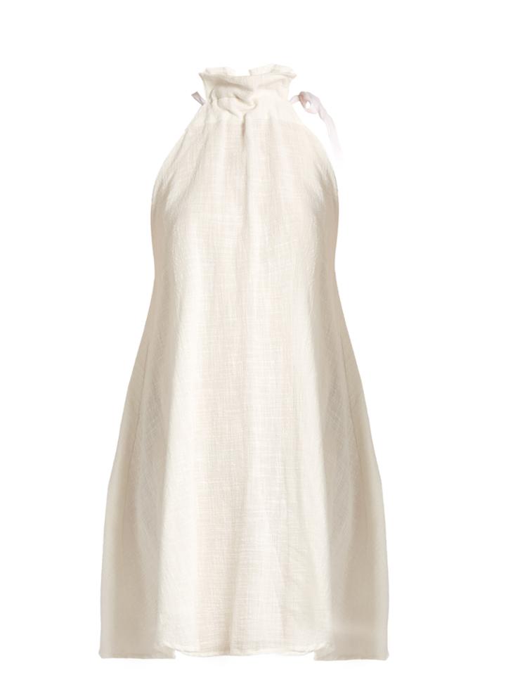 Kalita Charlie High-neck Cotton Dress