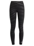 Adidas By Stella Mccartney Zebra And Leopard-print Performance Leggings