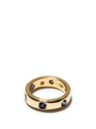 Matchesfashion.com Bleue Burnham - Lovers Sapphire & Recycled 9kt Gold Ring - Mens - Blue
