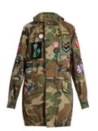 Marc Jacobs Patch-appliqu Camouflage-print Hooded Jacket