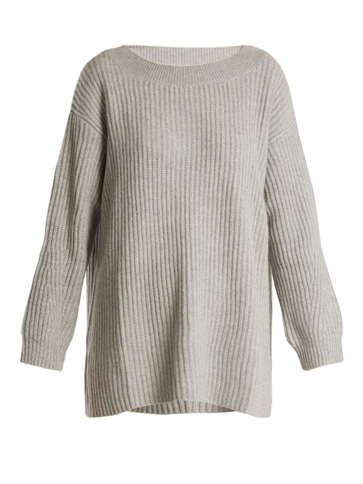 Le Kasha Hyeres Boat-neck Ribbed-knit Cashmere Sweater
