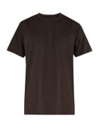 Matchesfashion.com Rag & Bone - James Speckled Cotton T Shirt - Mens - Dark Brown