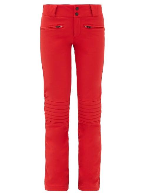 Matchesfashion.com Perfect Moment - Aurora Flared Ski Trousers - Womens - Red