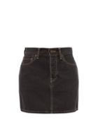 Matchesfashion.com Wardrobe. Nyc - X Levi's Denim Mini Skirt - Womens - Black