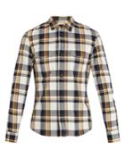 Maison Margiela Spread-collar Checked Cotton-twill Shirt