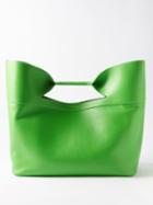 Alexander Mcqueen - The Bow Large Leather Shoulder Bag - Womens - Green
