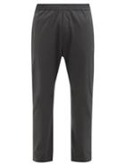 Barena Venezia - Pavion Elasticated-waist Cotton-blend Trousers - Mens - Black