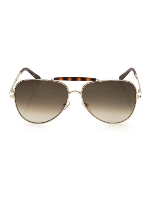 Valentino Aviator-style Sunglasses