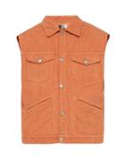 Matchesfashion.com Isabel Marant - Icare Cotton Corduroy Gilet - Mens - Brown