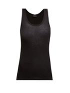 Matchesfashion.com Joseph - Debardeur Ribbed Knit Tank Top - Womens - Black