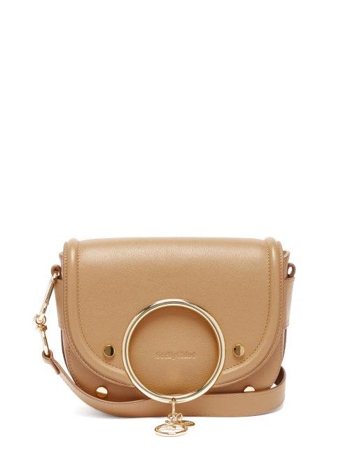 Ladies Bags See By Chlo - Mara Grained-leather Cross-body Bag - Womens - Tan