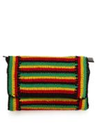 Rachel Comey Lea Striped-crochet Clutch
